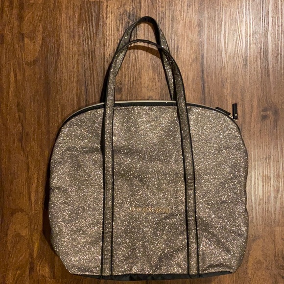Victoria's Secret Bag Metallic Glitter Gold Tote - Picture 5 of 9